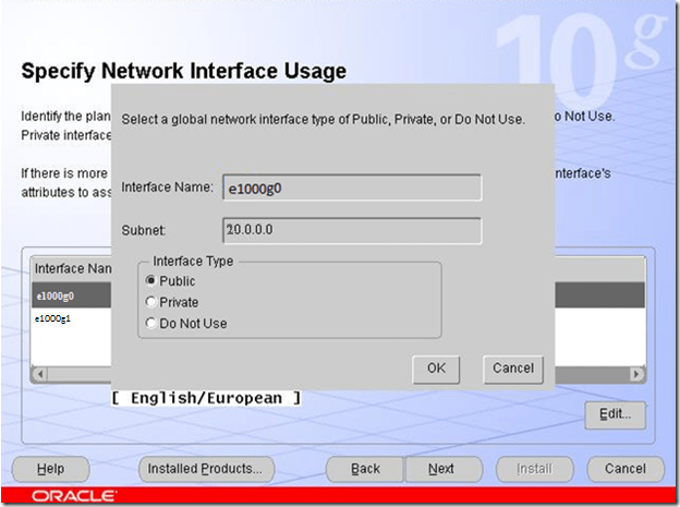 Specify Network Interface Usage
