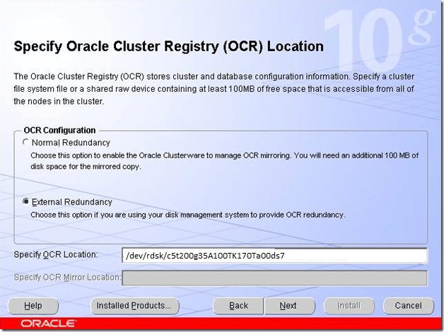 Specify OCR Location