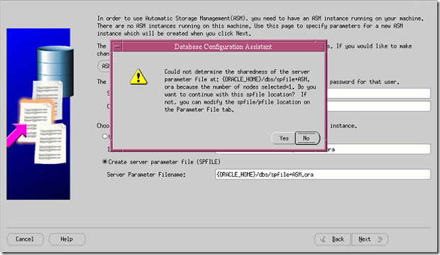 {ORACLE_HOME}/dbs/spfile+ASM error
