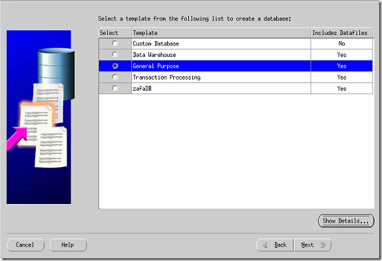 DBCA general purpose