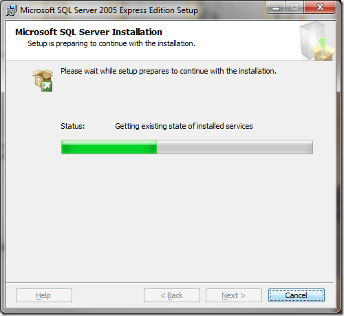Microsoft SQL Server 2005 Setup Microsoft SQL Server Installation