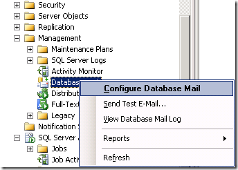 Send Mail from SQL Server 2005 | DBA Knowledge Base