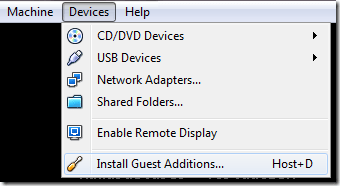 Install VirtualBox Guest Additions on Centos 5.5