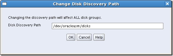 Screenshot-Change Disk Discovery Path