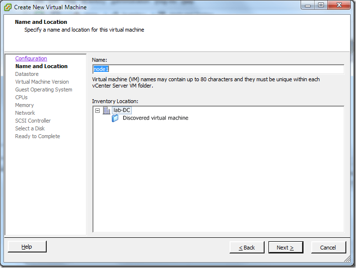 Create New Virtual Machine_Name