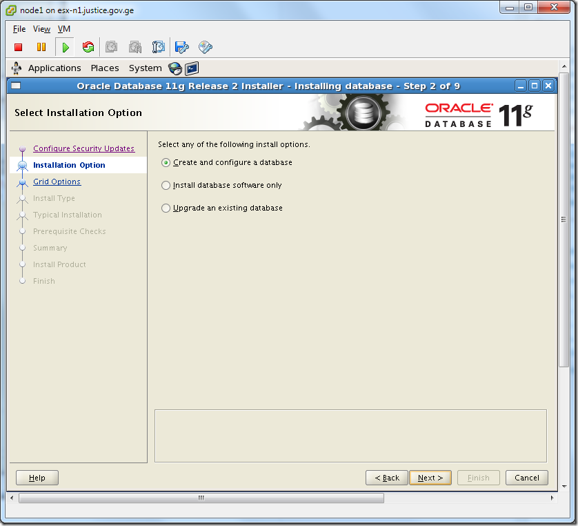 Virtual Machine_Oracle_Database_Installation_Create_and_Configure_Database