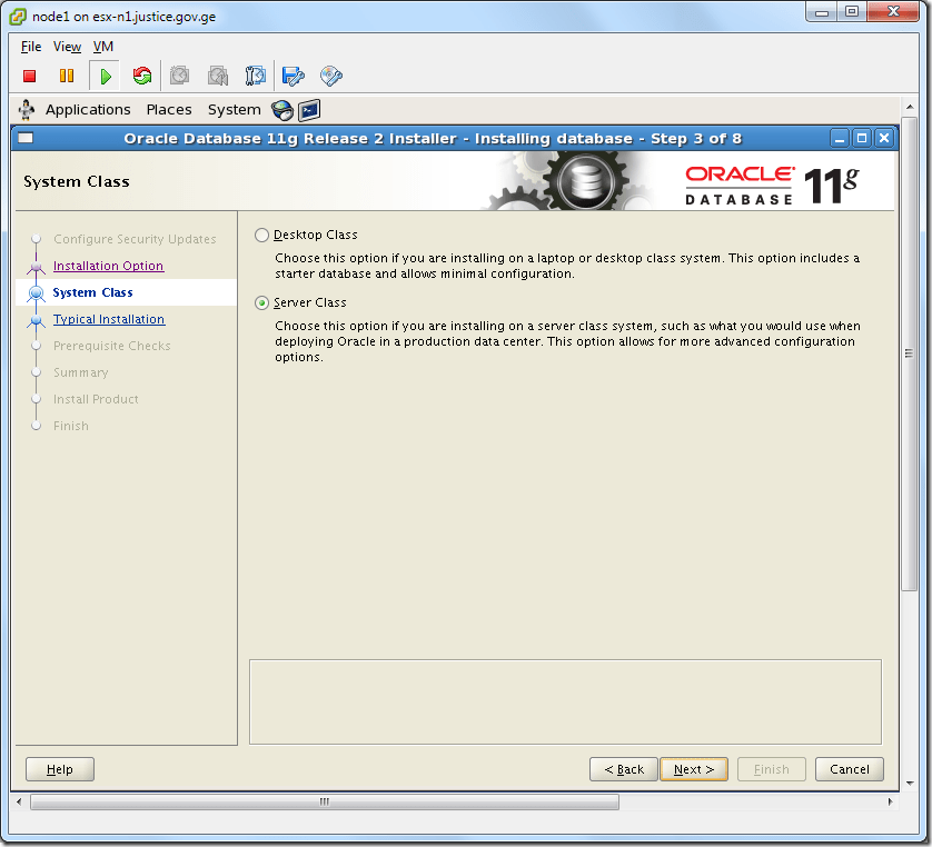 Virtual Machine_Oracle_Database_Installation_Server_Class