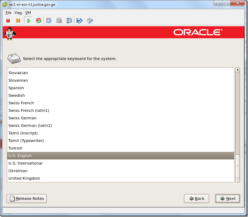 Virtual Virtual Machine_Enterprise_Linux_Setup_Keyboard