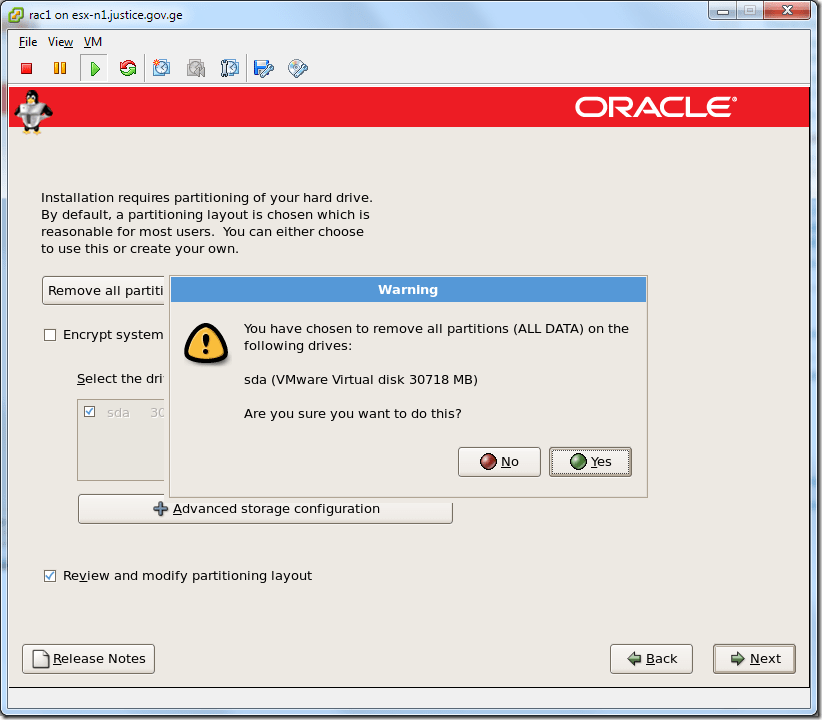 Virtual Machine_Enterprise_Linux_Setup_partition