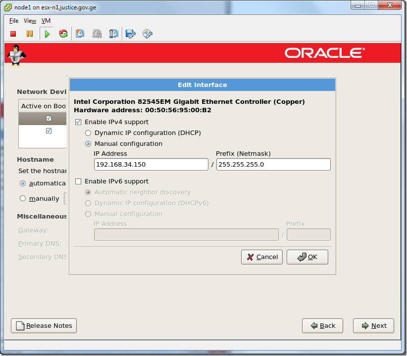 Virtual Machine_Enterprise_Linux_Setup_Network_Devices