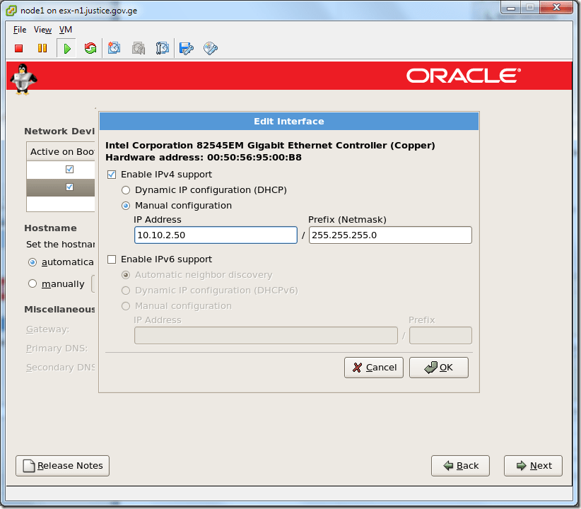Virtual Machine_Enterprise_Linux_Setup_Network_Devices