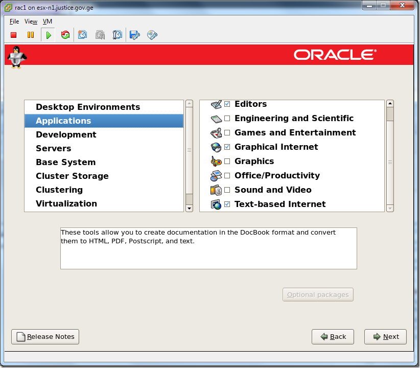 Virtual Machine_Enterprise_Linux_Setup_Packages