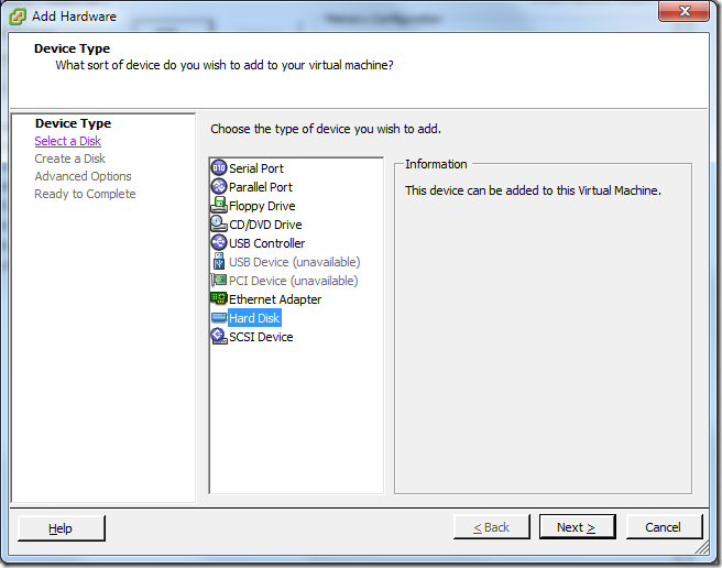 Virtual Machine_Add_Hard_Disk
