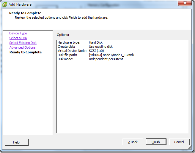 Virtual Machine_Add_Hard_Disk_Summary