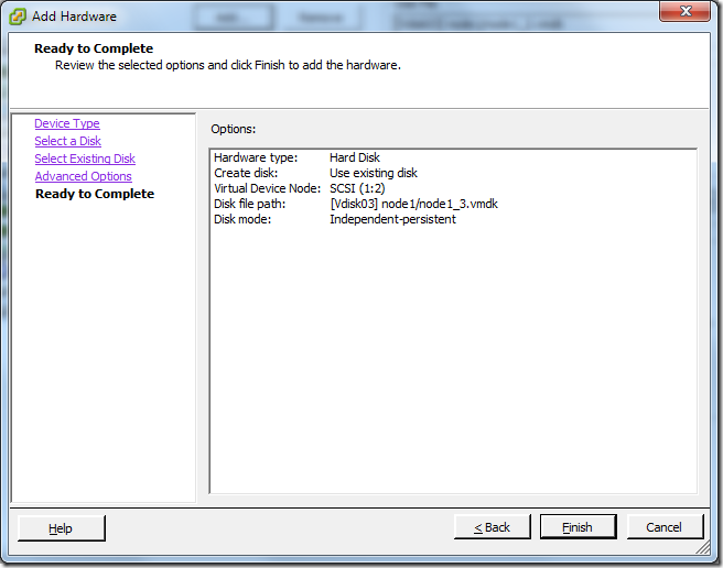 Virtual Machine_Add_Hard_Disk_Summary