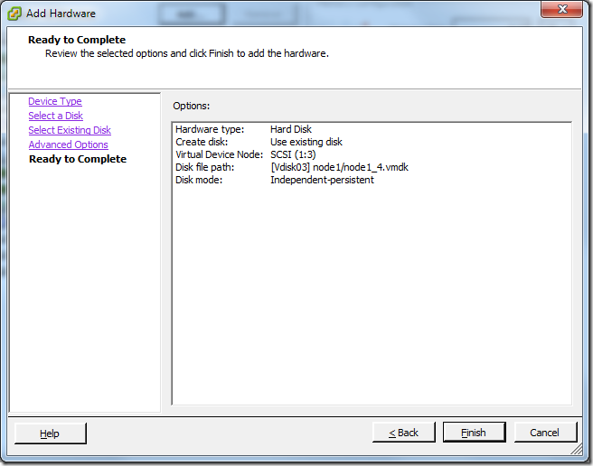 Virtual Machine_Add_Hard_Disk_Summary