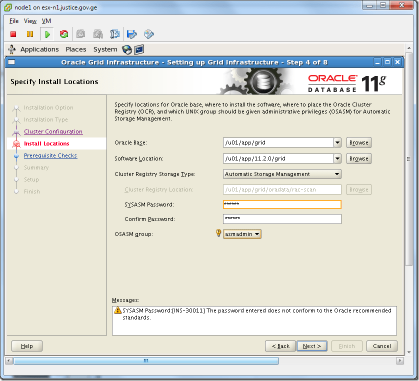 Virtual Machine_Grid_Installation_location
